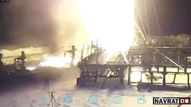 Exploze na ropném poli v Ťumenské oblasti