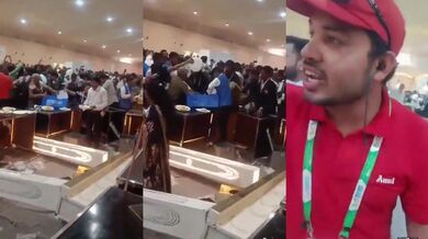 Chaos u obědových talířů na summitu investorů