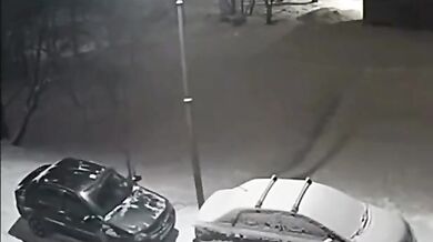 Parkování u ledové skluzavky