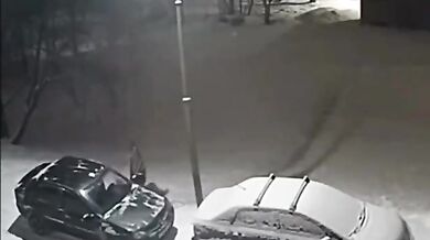 Parkování u ledové skluzavky