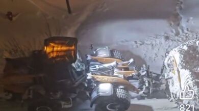 Úklid sněhu v Kanadě