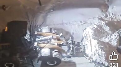 Úklid sněhu v Kanadě