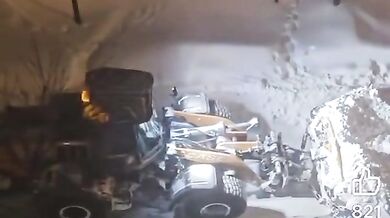 Úklid sněhu v Kanadě