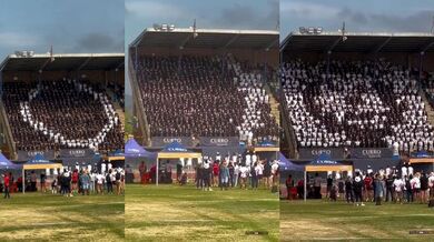 Choreografie na tribuně