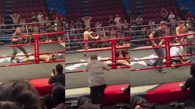 Rychlý knockout v thajském boxu