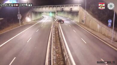 Opilá řidička nabourala do portálu Husovického tunelu