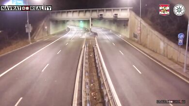 Opilá řidička nabourala do portálu Husovického tunelu