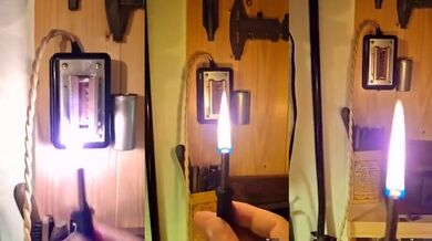 Starožitný elektrický zapalovač