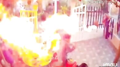 Výbuch mini plynového vařiče u oběda