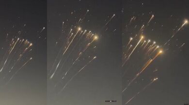 Výbuch rakety Starship při testu SpaceX