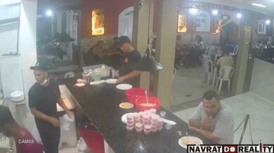 Ohnivý den v restauraci