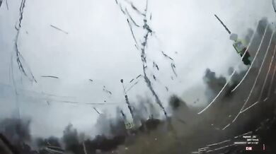 Výbuch plynové lahve v jedoucím autě