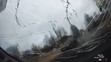 Výbuch plynové lahve v jedoucím autě