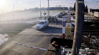 Dramatická situace na kolejích