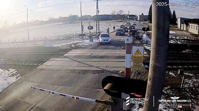 Dramatická situace na kolejích