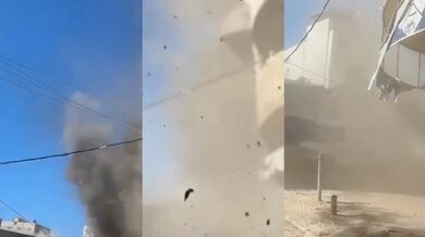 Izraelský letecký útok v Gaze