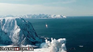 Německá raketa explodovala při testovacím startu v Norsku