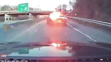 Policista havaroval při honičce v Hudson Valley