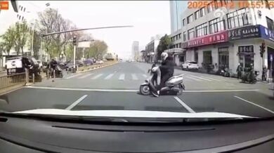 Silný vítr v Číně