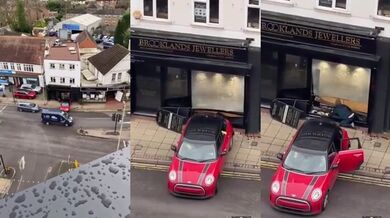 Tři muži zatčeni po nájezdu na klenotnictví v Surrey