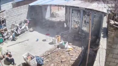 Silný vítr v Číně