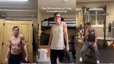 Influencer cvičí jen jednu stranu těla – už téměř rok