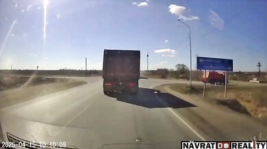 Motorkáři urazil náklaďák hlavu při nehodě