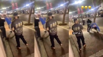 Tři opilci na ulici!