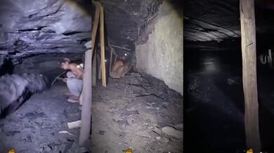 Pracovní den v uhelných dolech