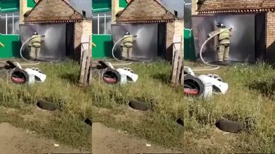 Plameny nejsou pro hasiče jediným nebezpečím...