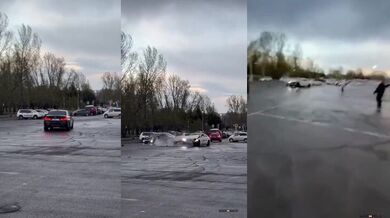 Blbnutí s auty skončilo nehodou