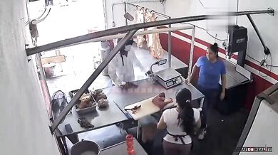 Neúspěšné přepadení řeznictví v Mexiku