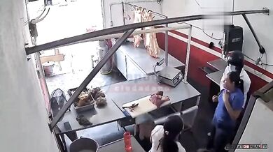 Neúspěšné přepadení řeznictví v Mexiku