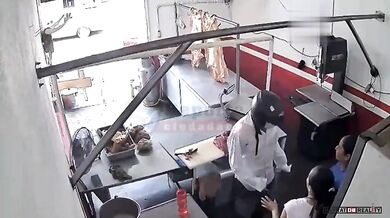 Neúspěšné přepadení řeznictví v Mexiku