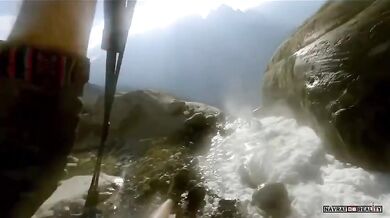 Adrenalinový a riskantní paragliding