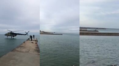 Nízko letící vrtulník