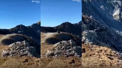 Mistrovské ukočírování vrtulníku na vrcholku hory