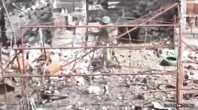 Útok FPV dronem na vojáka – nálož selhala