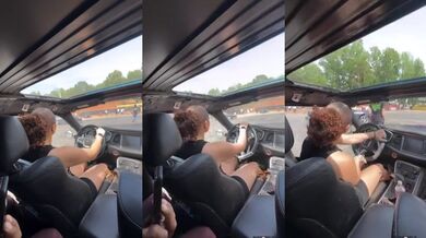 Stylově nebezpečná: Driftující žena smetla člověka a nezpomalila