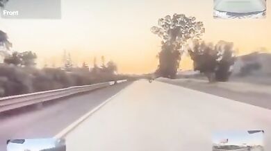 Road Rage mezi motorkáři a řidičem automobilu skončil brutální nehodou