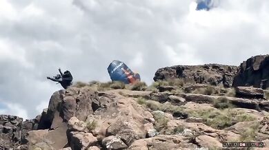 Dramatická situace při startu paraglidisty