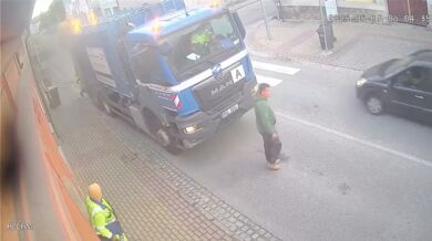 Popelářský vůz přejel muže