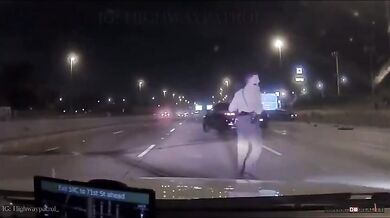 Policista jen o vlásek unikl dvěma nehodám