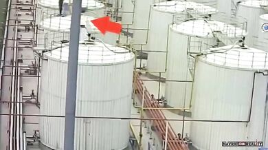 Menší kompilace výbuchu zásobníků v Číně