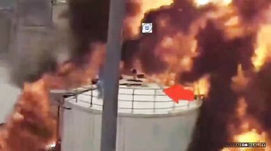 Menší kompilace výbuchu zásobníků v Číně