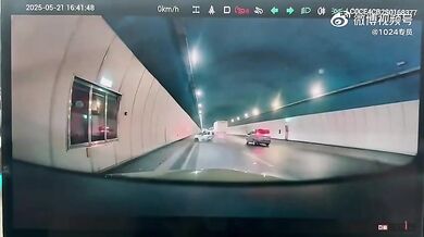 Dopravní nehoda v tunelu