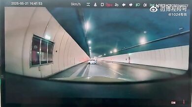 Dopravní nehoda v tunelu