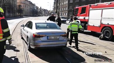 Řidič, který utekl od nehody v Plzni, byl dopaden