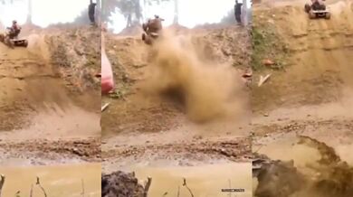 Nehoda při špatné viditelnosti při jízdě na čtyřkolkách