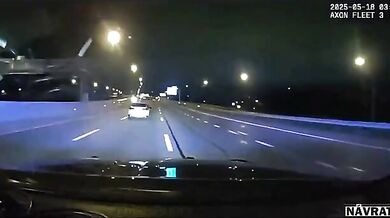 Honící jízda přes několik okresů skončila nárazem do sloupu v Daytonu